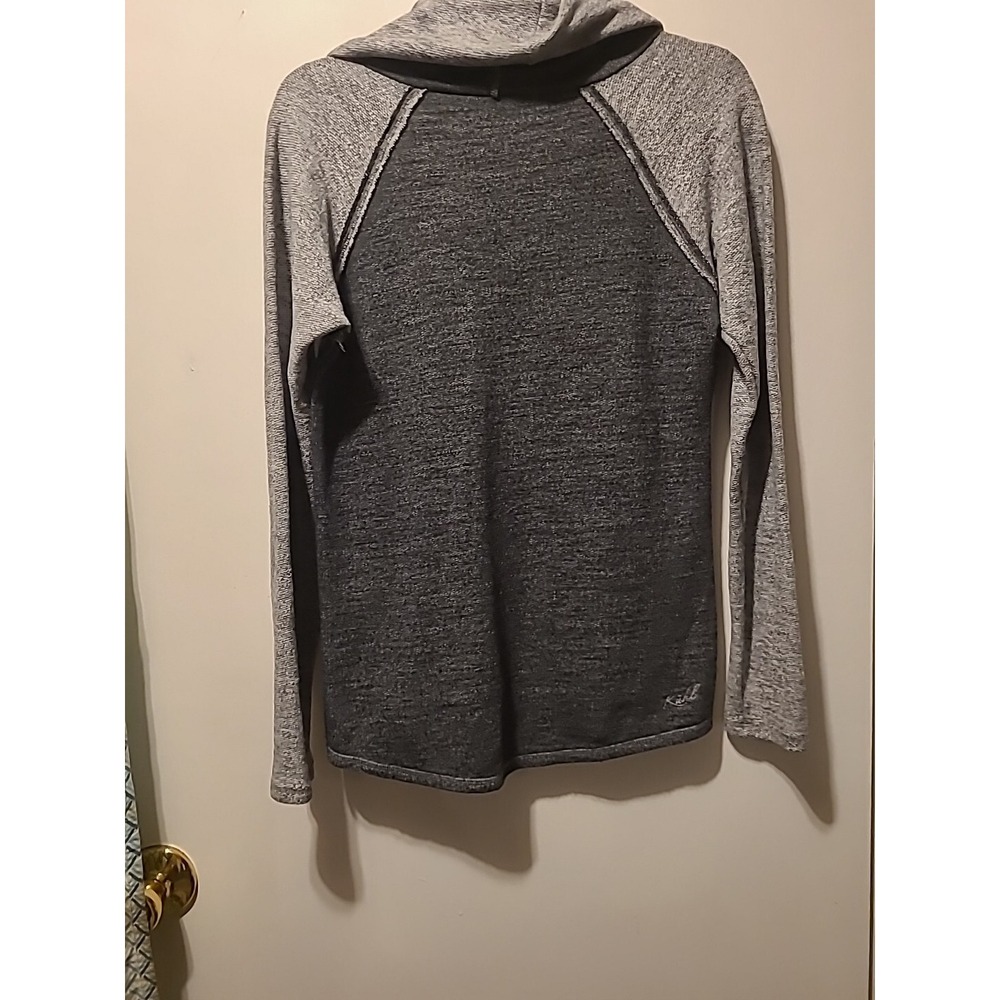 KUHL Women's Small Viola Nova Knit Pullover Long Sleeve Cowl Neck Gray‎ - Picture 3 of 11